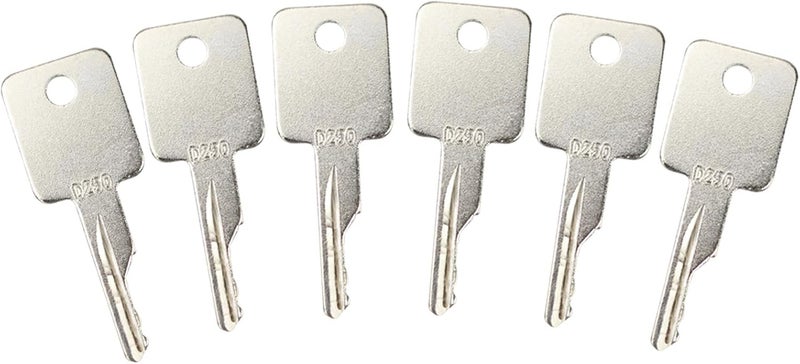 gradora 6693241 6PCS Ignition Keys Replacement for Bo-bcat TER-ex GRO-ve JL-G Br-oce Ditch Witch Heavy Equipment 307852A1 6709527 714602 A77313 D250 - Image 2